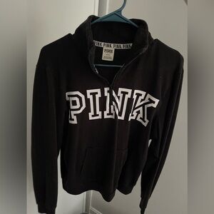 Victoria Secret Pink half zip sweatshirt
